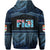 Fiji Rugby Polynesian Patterns Hoodie Blue - Polynesian Pride