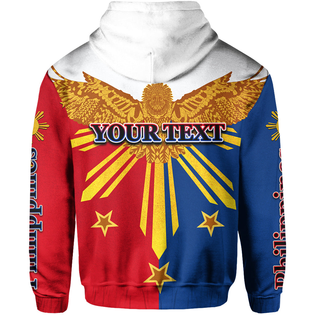 Custom Philippines Hoodie Eagle LT6 - Polynesian Pride