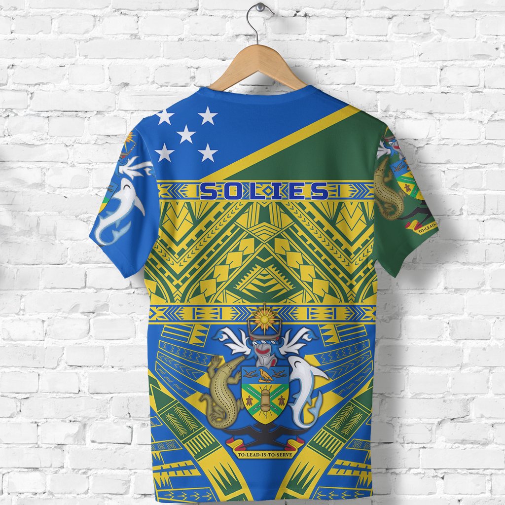 Solomon Islands Solies T Shirt Rugby Style - Polynesian Pride