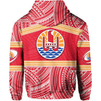 Tahiti Rugby Polynesian Patterns Hoodie - Polynesian Pride