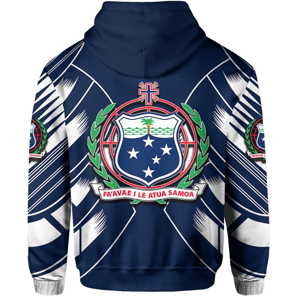 Vibe Hoodie Samoa Zip Hoodie - Polynesian Pride