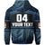 Custom Fiji Rugby Polynesian Patterns Hoodie Blue - Polynesian Pride