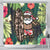 Hawaii Santa Claus Surf Christmas Pattern Shower Curtain - AH 177 x 172 (cm) Green - Polynesian Pride