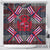 Hawaiian Flag Royal Shower Curtain - AH 177 x 172 (cm) Red - Polynesian Pride