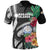 Marshall Islands Polo Shirt Polynesian with Hibiscus Unisex Black - Polynesian Pride