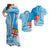 Custom Polynesian Matching Hawaiian Shirt and Dress Fiji Masi Tapa Patterns Blue Style LT6 Blue - Polynesian Pride