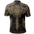 New Zealand Polo Shirt The Mana Maori (Gold) - Polynesian Pride