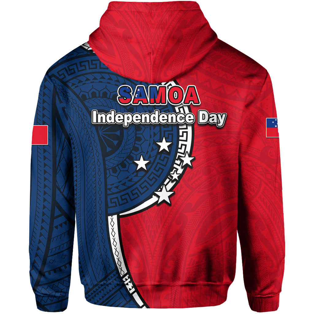Samoa Independence Day Tribal Tattoo Hoodie No.1 LT6 - Polynesian Pride
