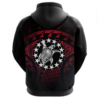 Cook Islands Turtle Pullover Hoodie (Red) - Polynesian Pride