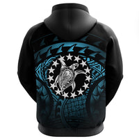 Cook Islands Turtle Zip Hoodie (Turquoise) - Polynesian Pride