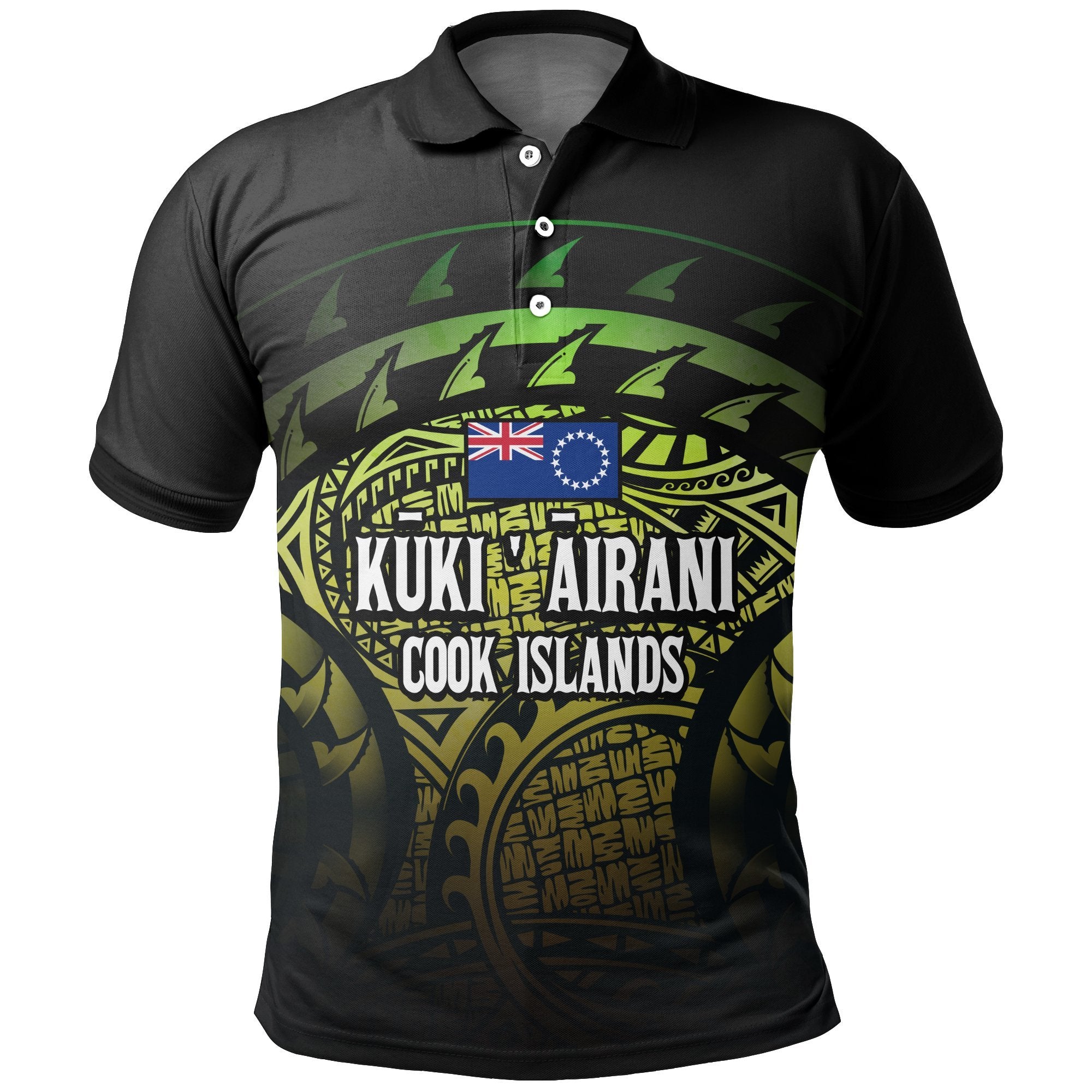 Cook Islands Turtle Polo Shirt Unisex Reggae - Polynesian Pride