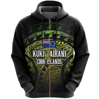 Cook Islands Turtle Zip Hoodie Unisex Reggae - Polynesian Pride