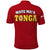 Mate Maa Tonga Rugby Polo Shirt Tongan Kupesi Red Style LT9 - Polynesian Pride