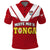 Custom Mate Maa Tonga Rugby Polo Shirt Tongan Kupesi Red Style LT9 Red - Polynesian Pride