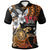 Hawaii Custom Polo Shirt Waialua High and Intermediate School Tribal Pattern LT10 Black - Polynesian Pride