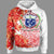 Samoa Hoodie The Teuila Polynesian Pattern Unisex White - Polynesian Pride