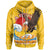 American Samoa Zip up Hoodie Pago Pago Aeto Unisex Yellow - Polynesian Pride