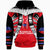 Samoa Custom Hoodie Samoa Rugby Sport Style Red Color Unisex Black - Polynesian Pride