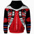 Samoa Custom Hoodie Samoa Rugby Sport Style Red Color - Polynesian Pride