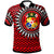 Tonga Polo Shirt Tongan Manulua Pattern Red Black Color Unisex Red - Polynesian Pride