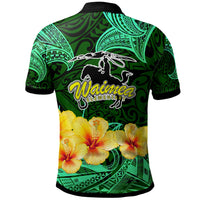 Hawaii Polynesian Polo Shirt Waimea Elementary School with Polynesian Patterns and Hibicus Flower LT10 - Polynesian Pride