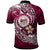 Hawaii Custom Polo Shirt Farrington High School Maroon Polynesian Patterns LT10 - Polynesian Pride