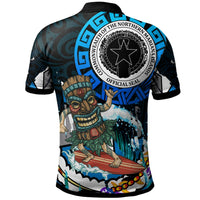 Northern Mariana Islands Polo Shirt CNMI Polynesian Culture with Tiki Surf Style LT10 - Polynesian Pride