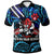 Hawaii Custom Polo Shirt Keaau High School Cougars with Polynesian Patterns Galaxy LT10 Blue - Polynesian Pride