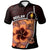 Tonga Custom Polo Shirt Beulah College Polynesian Pattern with Flower Tribal Polo Shirt LT10 - Polynesian Pride