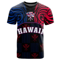 Hawaiian Kanaka T Shirt Flag Nation Black Demodern - Polynesian Pride