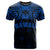 Hawaiian Kanaka T Shirt Demodern Blue - Polynesian Pride