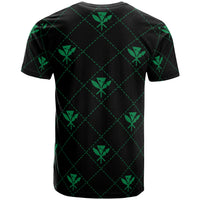 Kanaka Maoli T Shirt Regal Green AH - Polynesian Pride