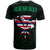 Hawaiian Kanaka T Shirt Heart Tattoo Green - Polynesian Pride