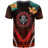 Hawaii Custom T Shirt Lahainaluna High School Polynesian with Hawaii Pattern LT10 - Polynesian Pride