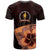 Tonga Custom T Shirt Beulah College Polynesian Pattern with Flower Tribal T Shirt LT10 - Polynesian Pride