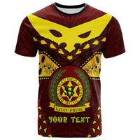 Tonga Custom T Shirt Vavau High Shool Tonga with Polynesian Patterns LT10 - Polynesian Pride
