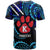 Hawaii Custom T Shirt Keaau High School Cougars with Polynesian Patterns Galaxy LT10 - Polynesian Pride