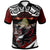 Hawaii Custom Polo Shirt Kalani High School Red Falcon Polynesian Pattern Apparel LT10 - Polynesian Pride