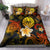 Tahiti Polynesian Bedding Set - Lauhala Turtle Plumeria Tropical Black - Polynesian Pride