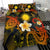 Marshall Islands Polynesian Bedding Set - Lauhala Turtle Plumeria Tropical - Polynesian Pride