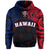 Hawaiian Kanaka Hoodie Flag Nation Black Demodern AH - Polynesian Pride