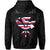 Hawaiian Kanaka Hoodie (Zipper) Heart Tattoo Gray - Polynesian Pride