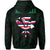 Hawaiian Kanaka Hoodie (Zipper) Heart Tattoo Green - Polynesian Pride