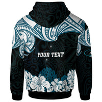 Hawaii Kapolei High School Custom Hoodie Kapolei High School Hibicus Flower and Polynesian Pattern LT10 - Polynesian Pride