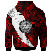 Hawaii Polynesian Hoodie Admiral Arthur W. Radford High School Tribal Pattern LT10 - Polynesian Pride