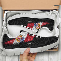 Tahiti Sneakers - Flag Wing Sport Style - Polynesian Pride