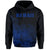 Tropic Hibiscus Seal of Hawaii Hoodie Blue - Polynesian Pride