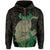 Polynesian Hula Man Helmet Hawaii Zip Hoodie Gold - Polynesian Pride
