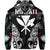 Polynesian Tropic Kanaka Maoli Hibiscus Hawaii Zip Hoodie White - Polynesian Pride