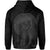 Tropic Hibiscus Seal of Hawaii Hoodie Gray - Polynesian Pride
